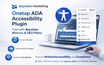 Onetap ADA Accessibility Plugin – Free with Baystate Website & SEO Plans