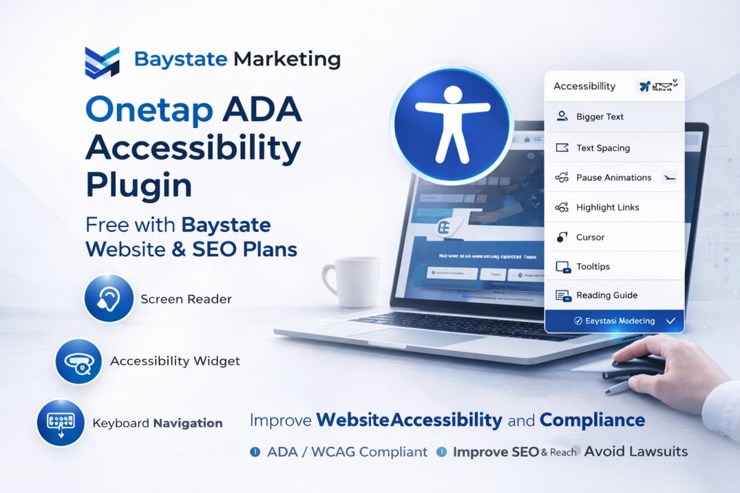 Onetap ADA plugin promotion for websites ADA Accessibility Plugin