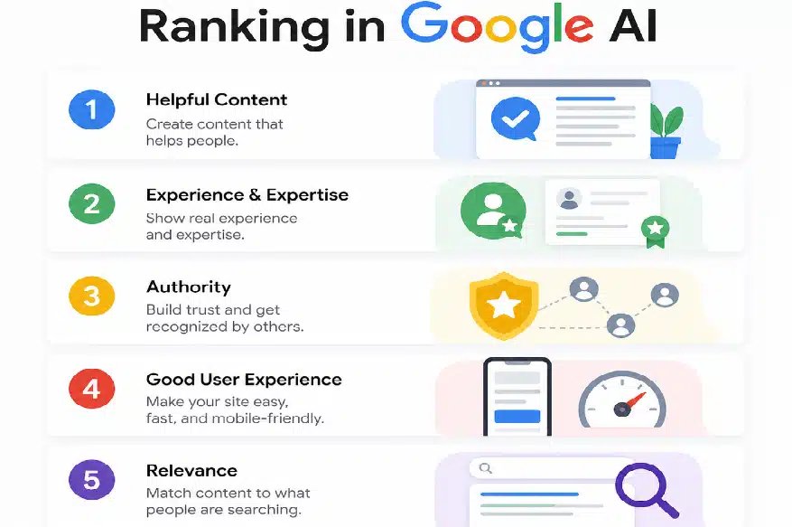 Rank in Google AI
