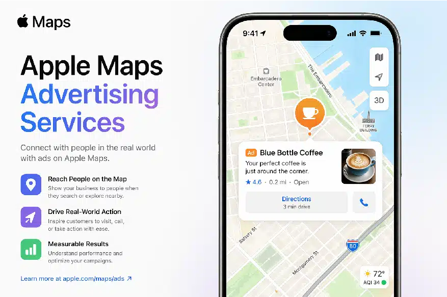 Apple Maps Advertising Services