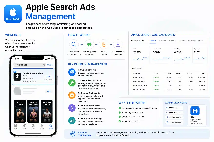 Apple Search Ads Management